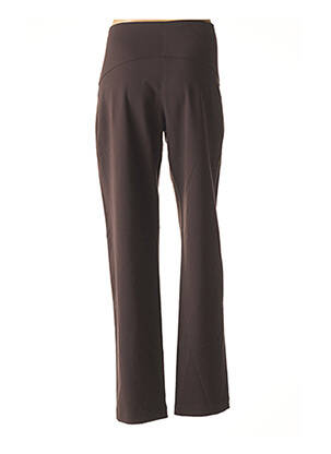 Pantalon coupe droite taille normale marron CREA CONCEPT femme