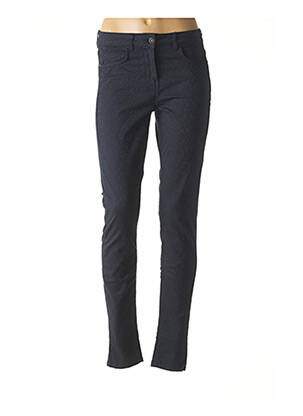 Pantalon broderie rivets taille basse bleu SANDWICH femme