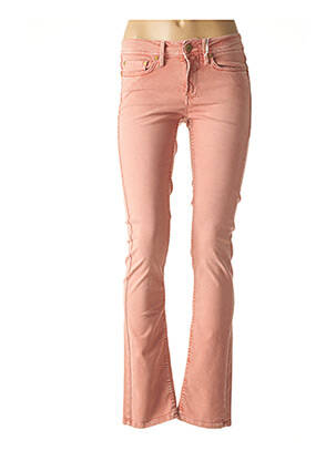Pantalon coupe droite taille basse rose CLOSED femme