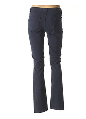 Pantalon coupe droite taille basse bleu DENIM STUDIO femme