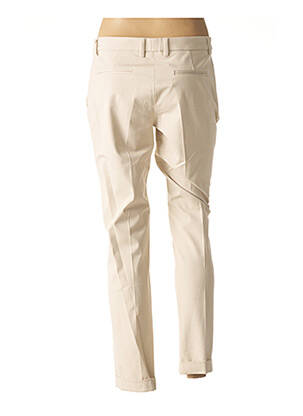 Pantalon taille basse taille basse beige DENIM STUDIO femme