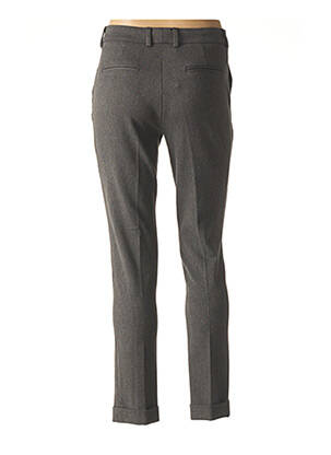 Pantalon poches taille normale gris DENIM STUDIO femme