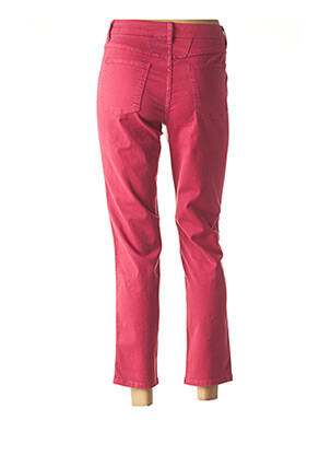 Pantalon 7/8 stretch taille normale rose DENIM STUDIO femme