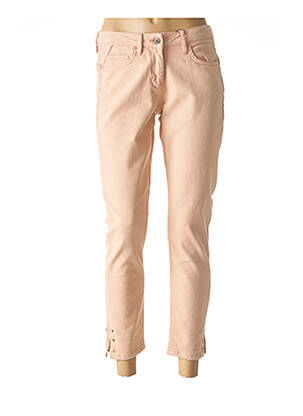 Pantalon 7/8 stretch taille basse rose SANDWICH femme