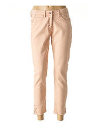 Pantalon 7/8 stretch taille basse rose SANDWICH femme