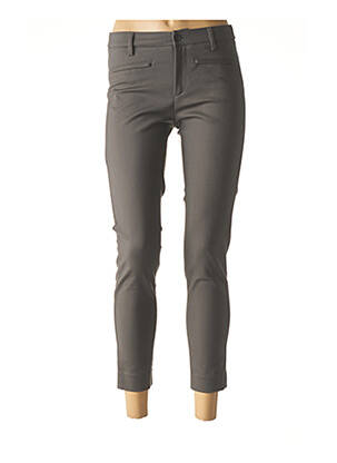 Pantalon 7/8 stretch taille normale gris DENIM STUDIO femme