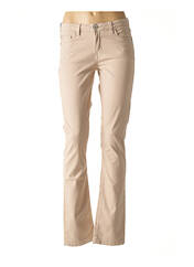 Pantalon beige DENIM STUDIO pour femme seconde vue