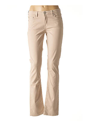 Pantalon beige DENIM STUDIO pour femme