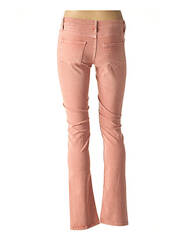 Pantalon droit rose CLOSED pour femme seconde vue
