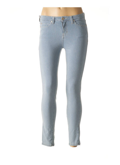 Pantalon bleu DENIM STUDIO pour femme