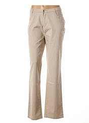 Pantalon droit beige MULTIPLES pour femme seconde vue