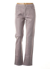 Pantalon droit gris MULTIPLES pour femme seconde vue