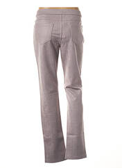 Pantalon droit gris MULTIPLES pour femme seconde vue