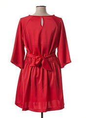 Robe courte rouge MULTIPLES pour femme seconde vue