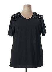 T-shirt noir MULTIPLES pour femme seconde vue