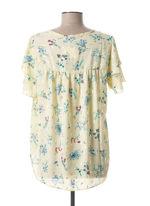 Blouse jaune MULTIPLES femme