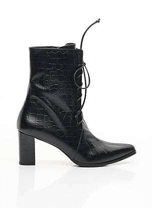 Bottines/Boots noir FLATTERED pour femme