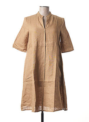 Robe mi-longue marron 119 pour femme