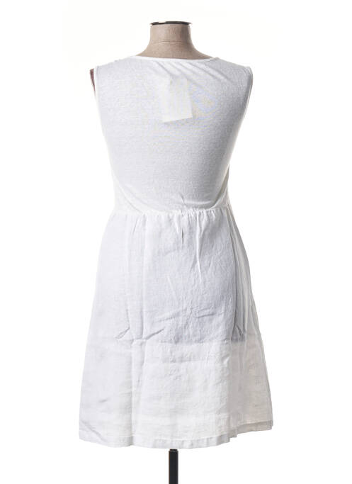 Robe mi-longue blanc BLANC BOHEME pour femme