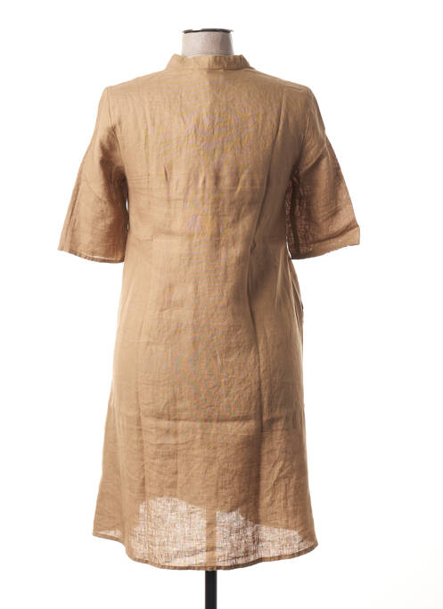 Robe mi-longue marron 119 pour femme