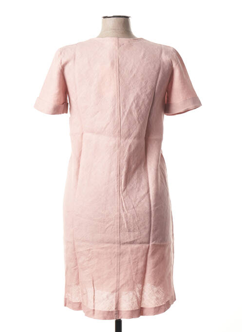 Robe mi-longue rose BLANC BOHEME pour femme