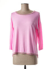 T-shirt rose BLEU BONHEUR pour femme seconde vue