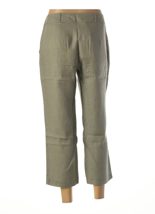 Pantalon 7/8 vert BLANC BOHEME pour femme