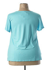 T-shirt bleu FRANK WALDER pour homme seconde vue