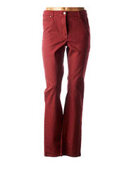 Jeans coupe slim rouge KARTING pour femme seconde vue