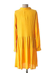 Robe mi-longue jaune MINIMUM pour femme seconde vue