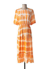 Robe longue orange GRACE & MILA pour femme seconde vue