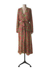 Robe mi-longue vert GOLD SILVER pour femme seconde vue