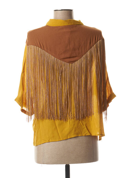 Blouse jaune WILD pour femme