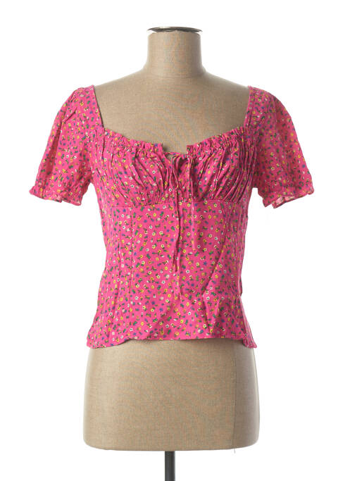 Blouse rose GRACE & MILA pour femme