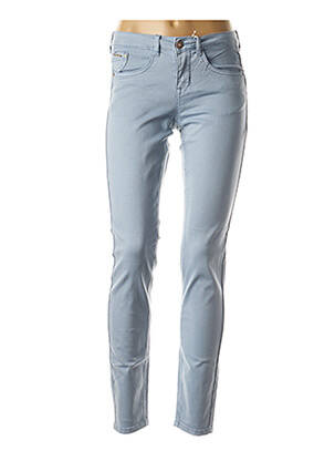 Pantalon slim taille basse bleu CREAM femme