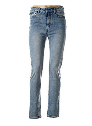 Jeans coupe slim bleu F.A.M. pour femme