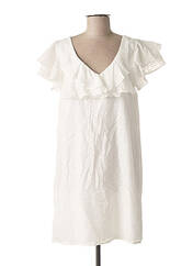 Robe courte blanc MOLLY BRACKEN pour femme seconde vue