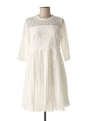 Robe courte blanc MOLLY BRACKEN pour femme seconde vue
