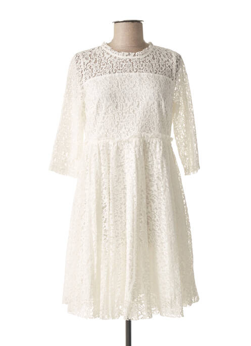 Robe courte blanc MOLLY BRACKEN pour femme