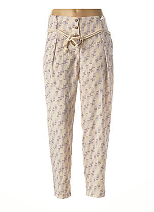 Pantalon 7/8 taille haute taille haute violet MOLLY BRACKEN femme