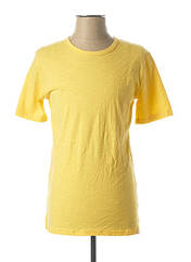 T-shirt jaune MINIMUM pour homme seconde vue