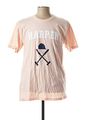 T-shirt rose HARPER & NEYER pour homme