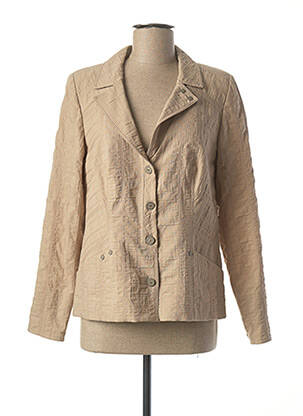 Veste casual epaulette beige PAUPORTÉ femme