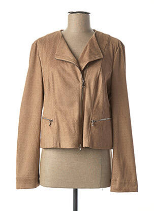 Veste casual col rond marron GERRY WEBER femme