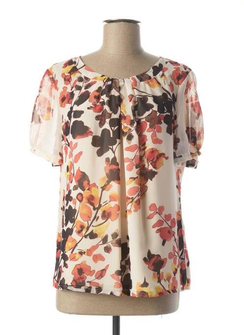 Blouse manches courtes manches courtes blanc WEINBERG femme