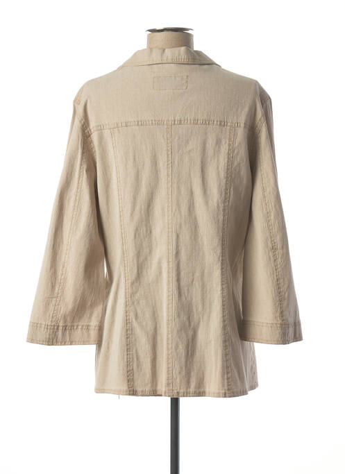 Veste casual beige FRANCOISE DE FRANCE pour femme