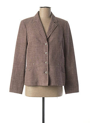 Blazer poches marron SOLRIEU femme
