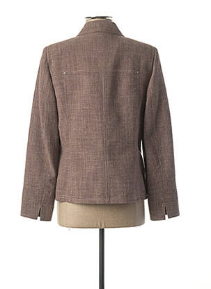 Blazer poches marron SOLRIEU femme