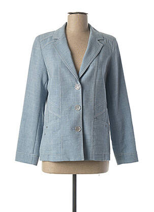 Blazer poches bleu WEINBERG femme