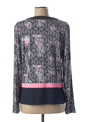 Gilet manches longues stretch bleu PAUPORTÉ femme